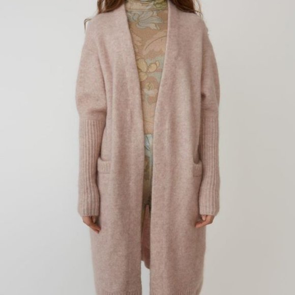Acne Studios Sweaters - Acne Studios Raya Mohair long cardigan kimono